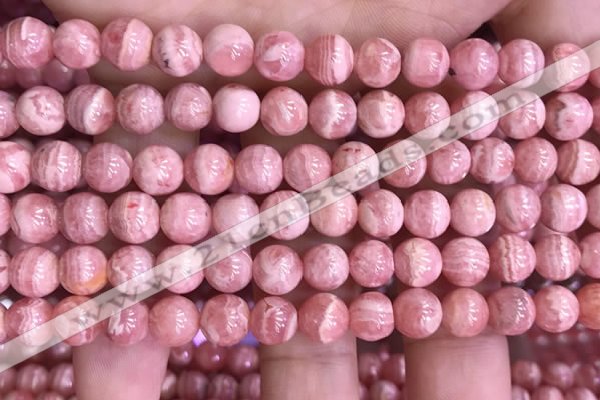 CRC1160 15.5 inches 7mm round rhodochrosite gemstone beads