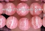 CRC1164 15.5 inches 7mm round rhodochrosite gemstone beads