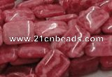 CRC14 16 inches 12*18mm rectangle rhodochrosite beads wholesale