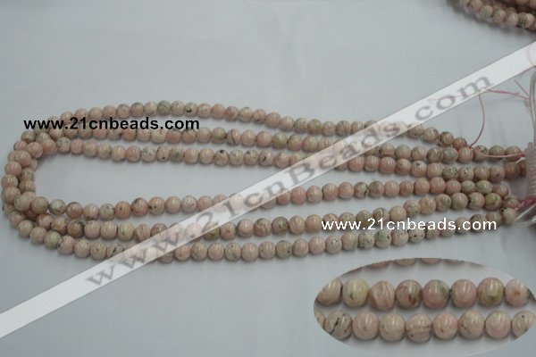 CRC151 15.5 inches 5.5mm round Argentina rhodochrosite beads