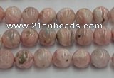 CRC152 15.5 inches 8mm round Argentina rhodochrosite beads