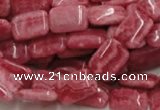 CRC16 16 inches 10*14mm rectangle rhodochrosite beads wholesale