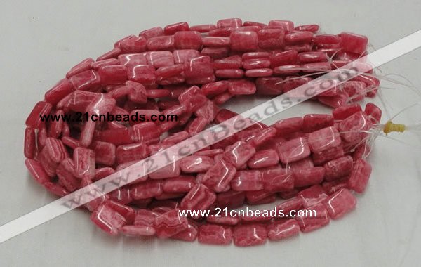 CRC16 16 inches 10*14mm rectangle rhodochrosite beads wholesale