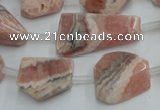 CRC160 15.5 inches 8*10mm - 13*20mm nuggets Argentina rhodochrosite beads