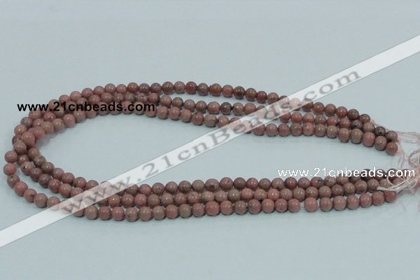 CRC201 16 inches 6mm round rhodochrosite gemstone beads wholesale