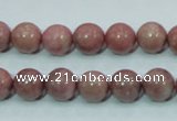 CRC203 16 inches 10mm round rhodochrosite gemstone beads wholesale