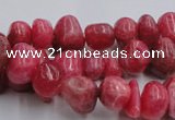 CRC35 15.5 inches 6*8mm - 8*10mm dyed rhodochrosite nuggets beads