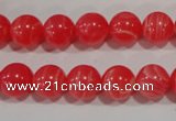 CRC503 15.5 inches 10mm round synthetic rhodochrosite beads