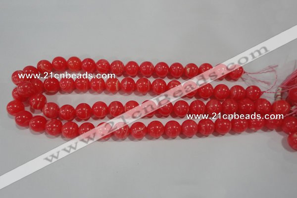 CRC504 15.5 inches 12mm round synthetic rhodochrosite beads