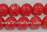 CRC505 15.5 inches 14mm round synthetic rhodochrosite beads