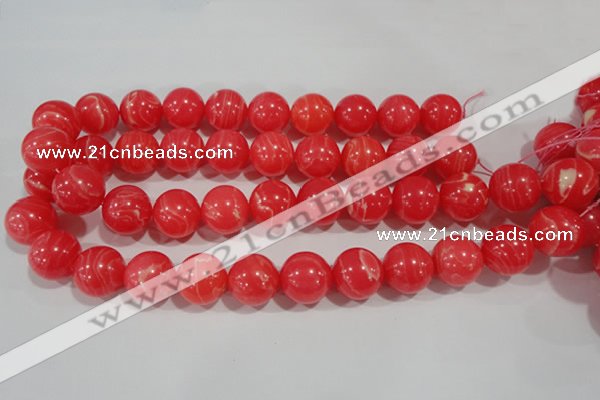 CRC507 15.5 inches 18mm round synthetic rhodochrosite beads