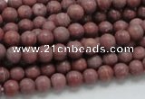 CRC51 15.5 inches 6mm round rhodochrosite gemstone beads wholesale