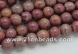 CRC52 15.5 inches 8mm round rhodochrosite gemstone beads wholesale