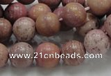 CRC54 15.5 inches 12mm round rhodochrosite gemstone beads wholesale