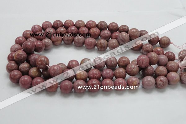 CRC55 15.5 inches 14mm round rhodochrosite gemstone beads wholesale