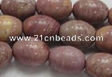 CRC68 15.5 inches 15*20mm rice rhodochrosite gemstone beads