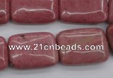 CRC702 15.5 inches 18*25mm rectangle rhodochrosite beads wholesale