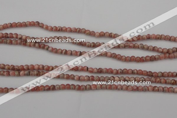 CRC754 15.5 inches 4mm round rhodochrosite beads wholesale