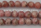 CRC755 15.5 inches 6mm round rhodochrosite beads wholesale