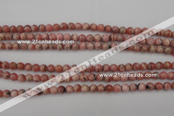 CRC755 15.5 inches 6mm round rhodochrosite beads wholesale