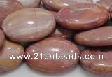 CRC78 15.5 inches 22*30mm oval rhodochrosite gemstone beads