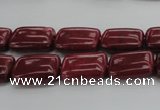 CRC821 15.5 inches 10*14mm rectangle Brazilian rhodochrosite beads