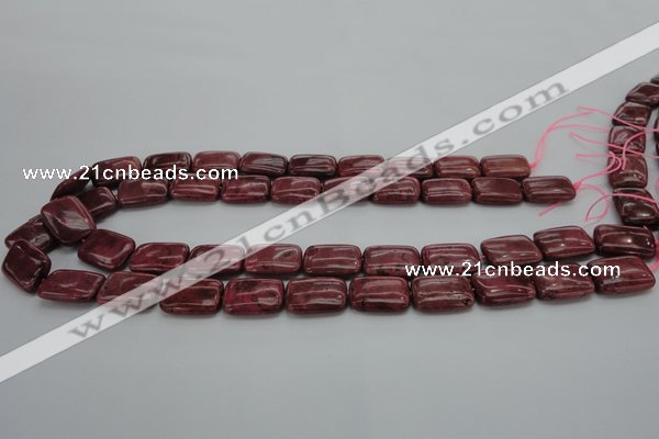 CRC822 15.5 inches 12*16mm rectangle Brazilian rhodochrosite beads