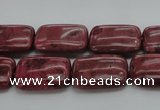 CRC824 15.5 inches 15*20mm rectangle Brazilian rhodochrosite beads