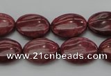 CRC834 15.5 inches 15*20mm oval Brazilian rhodochrosite beads