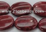 CRC836 15.5 inches 22*30mm oval Brazilian rhodochrosite beads