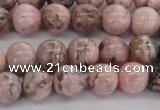 CRC903 15.5 inches 8mm round natural rhodochrosite beads