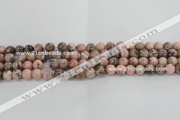 CRC904 15.5 inches 9mm round natural rhodochrosite beads