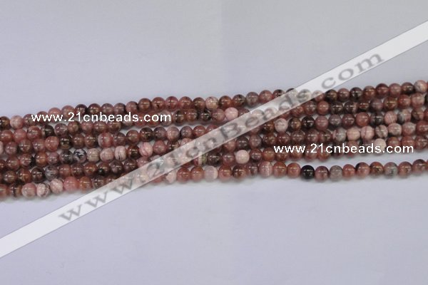 CRC912 15.5 inches 5mm round natural rhodochrosite beads