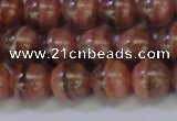 CRC916 15.5 inches 9mm round natural rhodochrosite beads