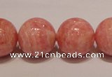 CRC92 16 inches 18mm round grade AA argentina rhodochrosite beads