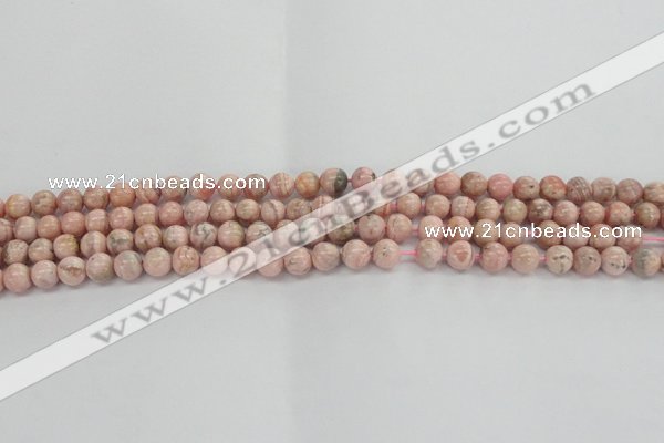 CRC921 15.5 inches 6mm round natural rhodochrosite beads