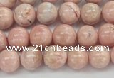 CRC922 15.5 inches 8mm round natural rhodochrosite beads