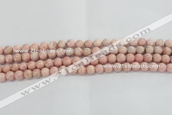 CRC922 15.5 inches 8mm round natural rhodochrosite beads