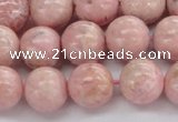 CRC923 15.5 inches 10mm round natural rhodochrosite beads