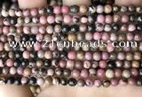 CRD350 15.5 inches 4mm round rhodonite beads wholesale