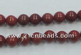 CRE01 16 inches 8mm round natural red jasper beads wholesale