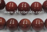 CRE02 16 inches 14mm round natural red jasper beads wholesale