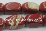 CRE21 16 inches 16*25mm nugget natural red jasper beads wholesale