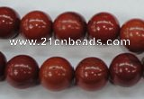 CRE28 15.5 inches 12mm round red jasper gemstone beads wholesale