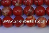 CRE303 15.5 inches 10mm round red jasper beads wholesale