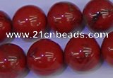 CRE306 15.5 inches 16mm round red jasper beads wholesale