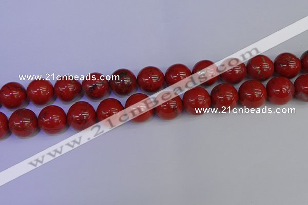 CRE306 15.5 inches 16mm round red jasper beads wholesale