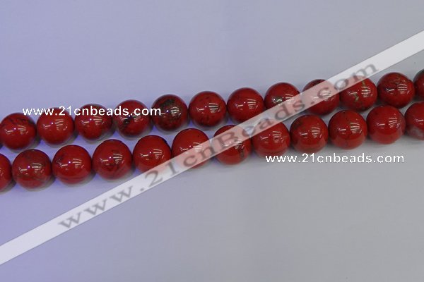 CRE308 15.5 inches 20mm round red jasper beads wholesale