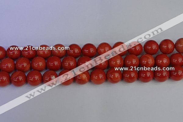 CRE314 15.5 inches 12mm round red jasper beads wholesale