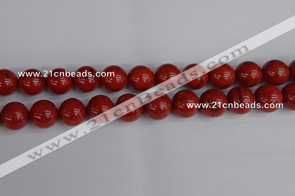 CRE315 15.5 inches 14mm round red jasper beads wholesale